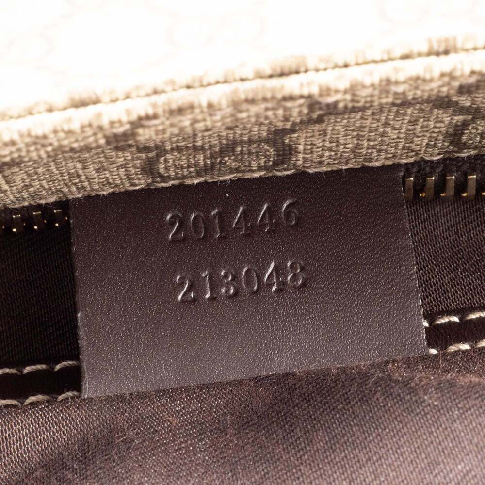 Gucci GG Supreme Shoulder Bag 201446 Beige Crossbody with A4 Storage - Picture 14 of 16